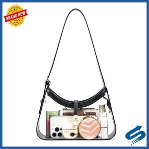 Small Vegan Leather Hobo Shoulder Bag with Adjustable Crossbody Strap
